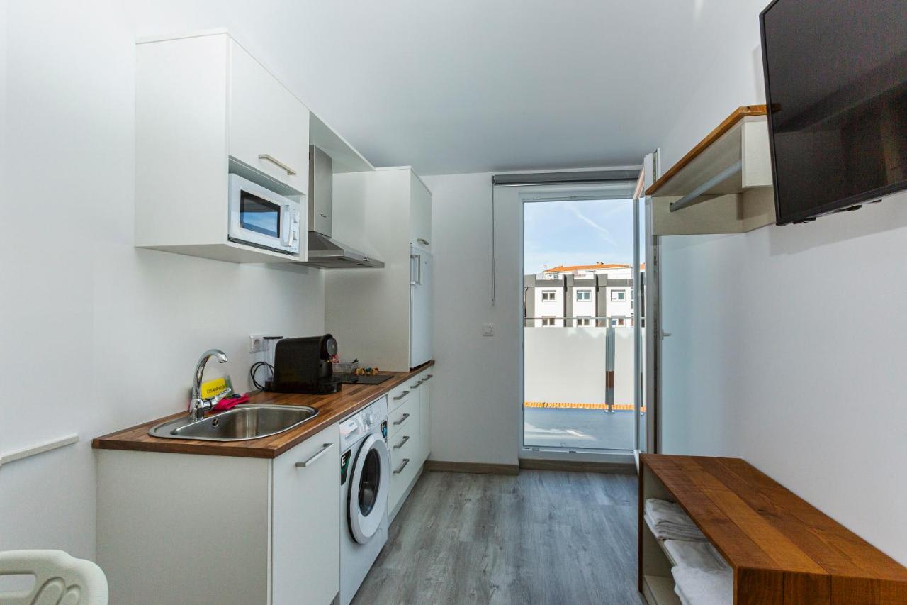 Estudios En Plaza Cabo Da Vila Centro ムシア エクステリア 写真
